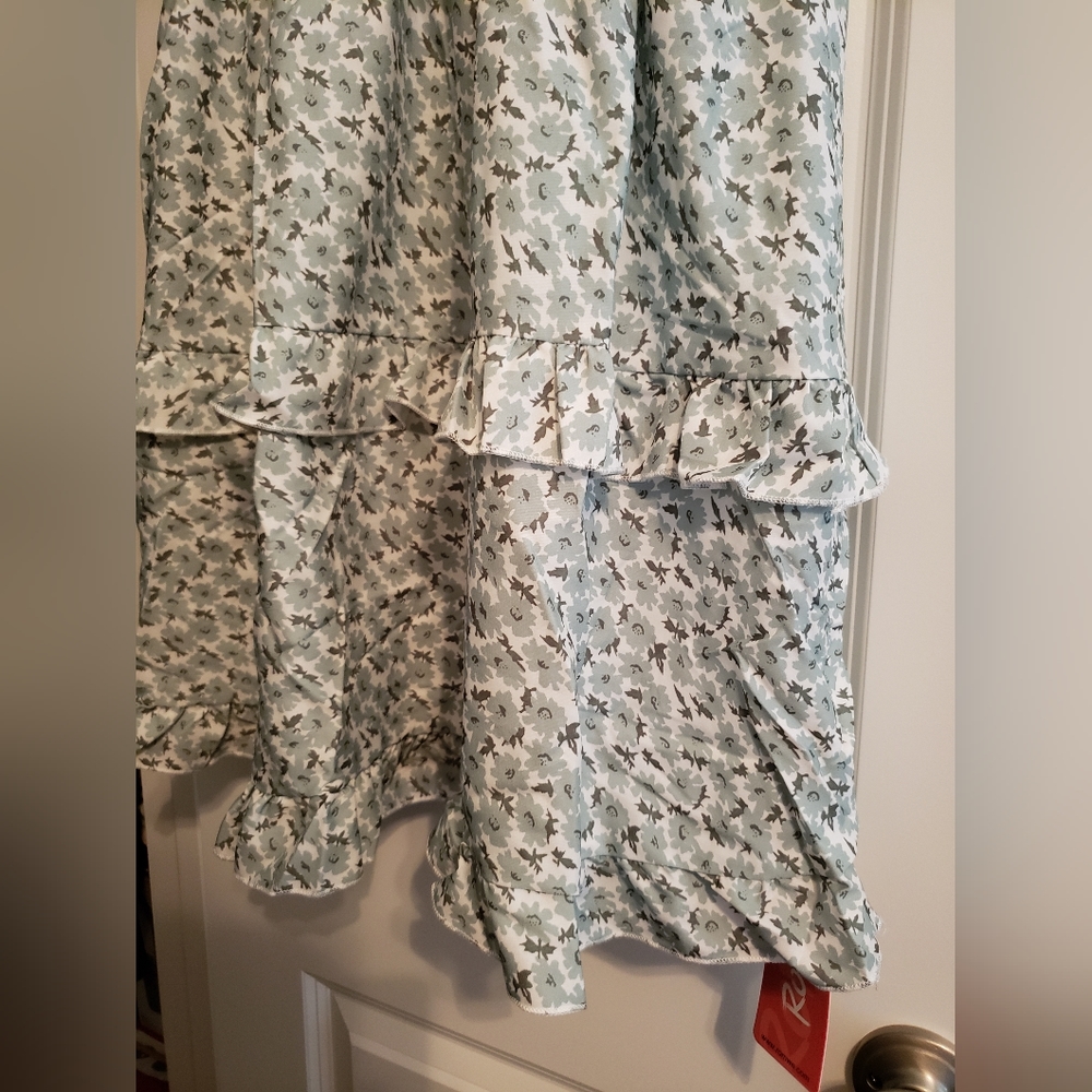 Floral Print Ruffle Cami Dress - Picture 7 of 12